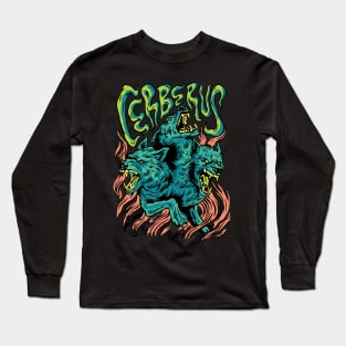 Cerberus Unleashed | Guardian of the Underworld | MyThocoMix Long Sleeve T-Shirt